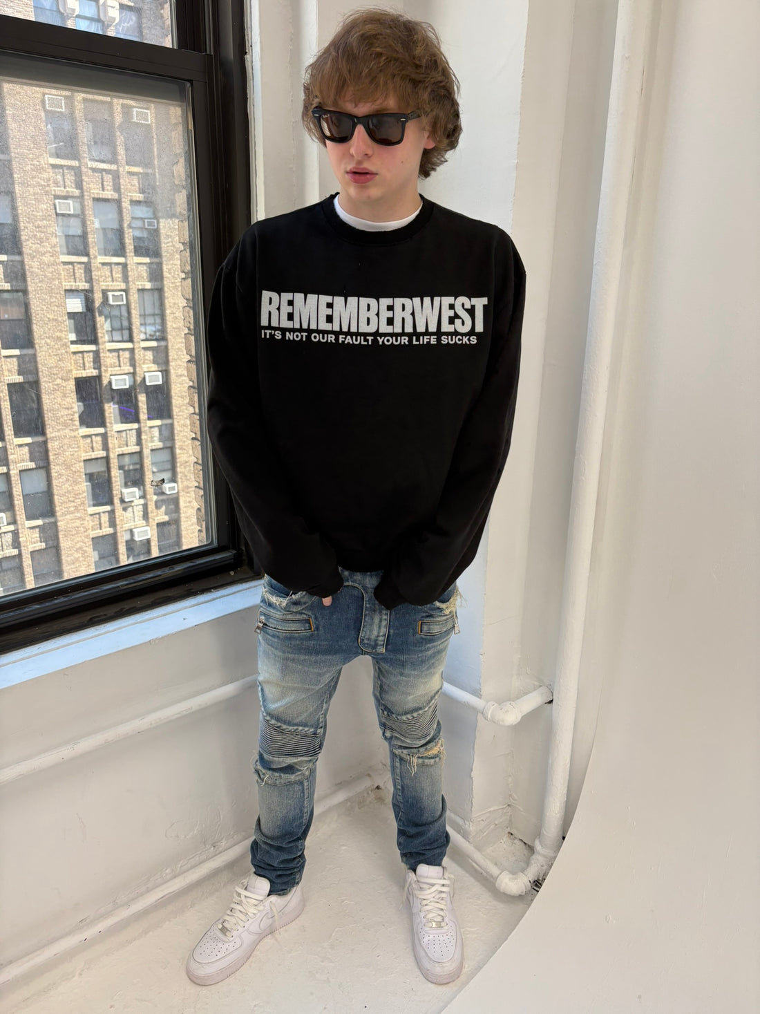 "LIFE SUCKS" CREWNECK