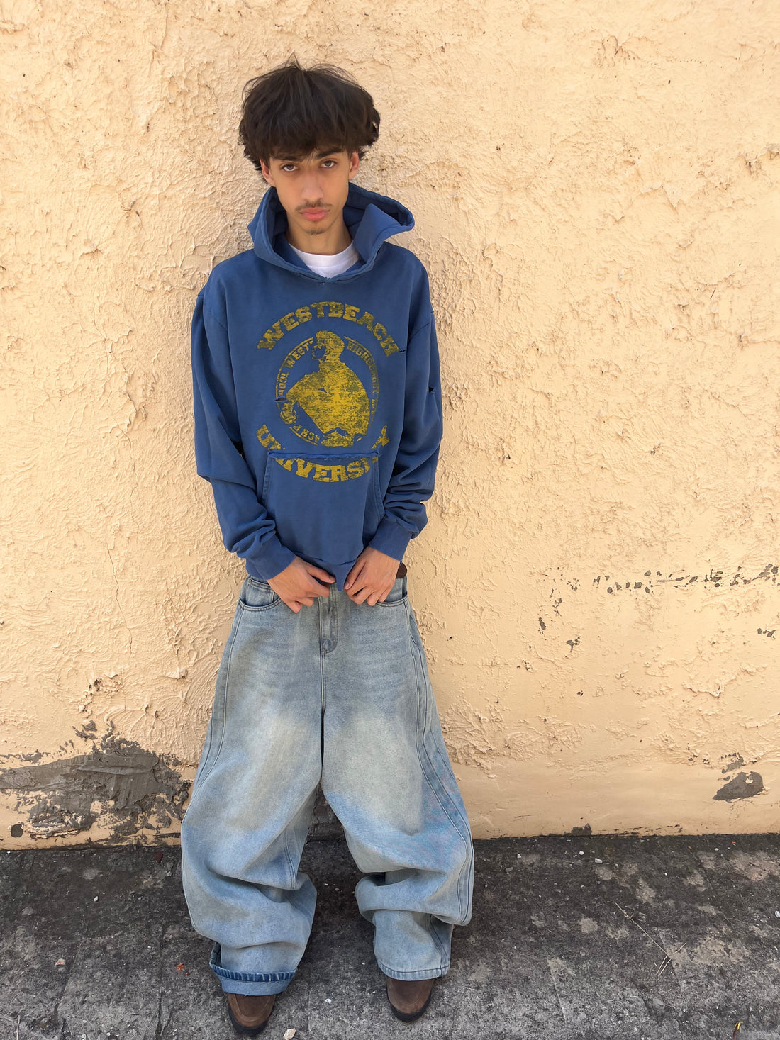 "UNIVERSITY" HOODIE (BLUE)