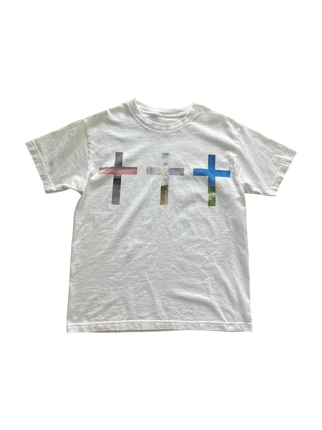"CROSS" TEE (WHITE)