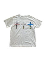 "CROSS" TEE (WHITE)