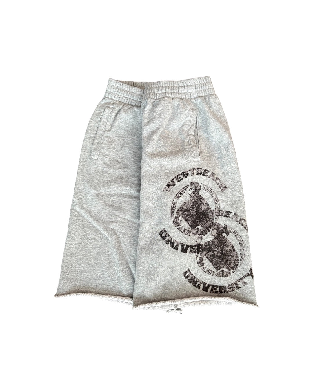 "UNIVERSITY" SHORTS (GREY)